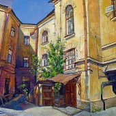 Дворик на улице Горького