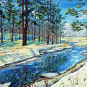 На душе март