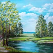 Деревенский пейзаж 2