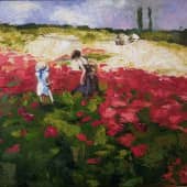 Прогулка в маковом поле