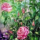 Утром в саду распускаются розы. Цветы  как люди, они умеют слышать и видеть.