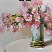 Осенний этюд "Хризантемы"