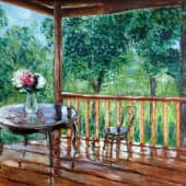 После дождя (подражание Герасимову)