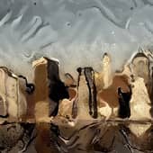 Gold Manhattan fine art picture