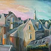 Абердин. Из окна гостиницы.