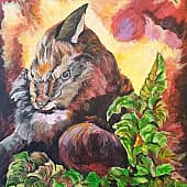 Черный заяц.Символ года.