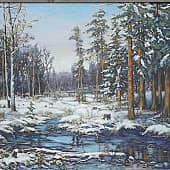 Март. Полесье. С благодарностью к Великому Шишкину