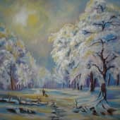 Зимнее солнышко.