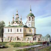 УСПЕНСКАЯ ЦЕРКОВЬ 1739-1820годы постройки