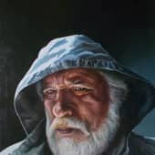 Сквозь годы ( Автопортрет в капюшоне)  Through the Years (Self- portrait in the Hood)