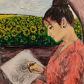 Поймать вдохновение (Автопортрет)