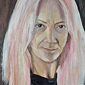 Автопортрет, прошлогодняя работа