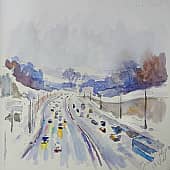 Снежная дорога