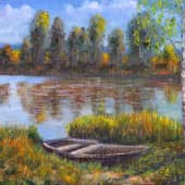 На берегу озера