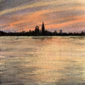 Большие Всегодичи. Вид на церковь Успения Пресвятой Богородицы (1777 г).