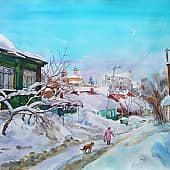 Снежная зима