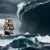 иллюстрация к стиху " Шторм"