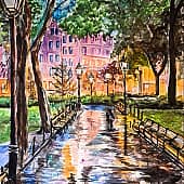 Городской дворик