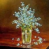 Незабудки в стакане  The Forget-Me-Not in a Glass