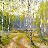 Весенние березки