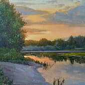 Сумерки на р. Илеть