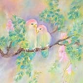 Весенние попугайчики