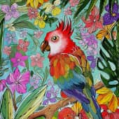 Яркая птица