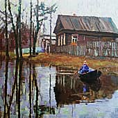 Апрель в деревне