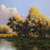 Рассвет- порозовели облака