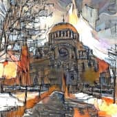 Верхарн. О, вечера, распятые на склонах небосклона...