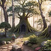 Гном, идущий домой