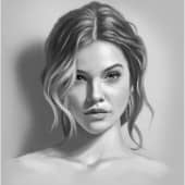 рисунок женской головы