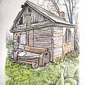 Хутор Ясырев.Домик Наташи.Другой ракурс.