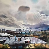 Москве. Осеннее солнышко.