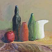 Натюрморт с бутылками №2