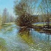 Опять весна! Вода всё выше. Вот-вот зальёт луга.