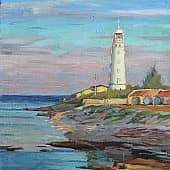 Закат. Тарханкутский маяк