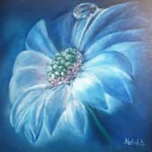 Синий цветок