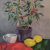 Натюрморт с двумя лимонами