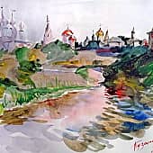 Рассвет в Суздале