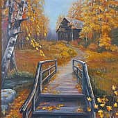 Мостик в осень