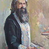 Отец Михаил. (перед молитвой)