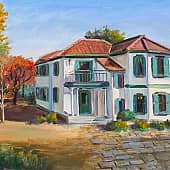 Пейзаж с домом