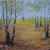 Утро в березовой роще