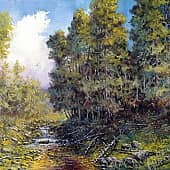 Журчит лесной ручей