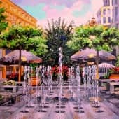 " Уютный уголок в моем городе"