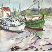 Катера и лодки.