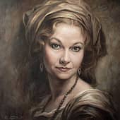 Портрет с фотографии на заказ.