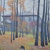 Осень. Усадьба.