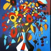 Натюрморт с полевыми цветами